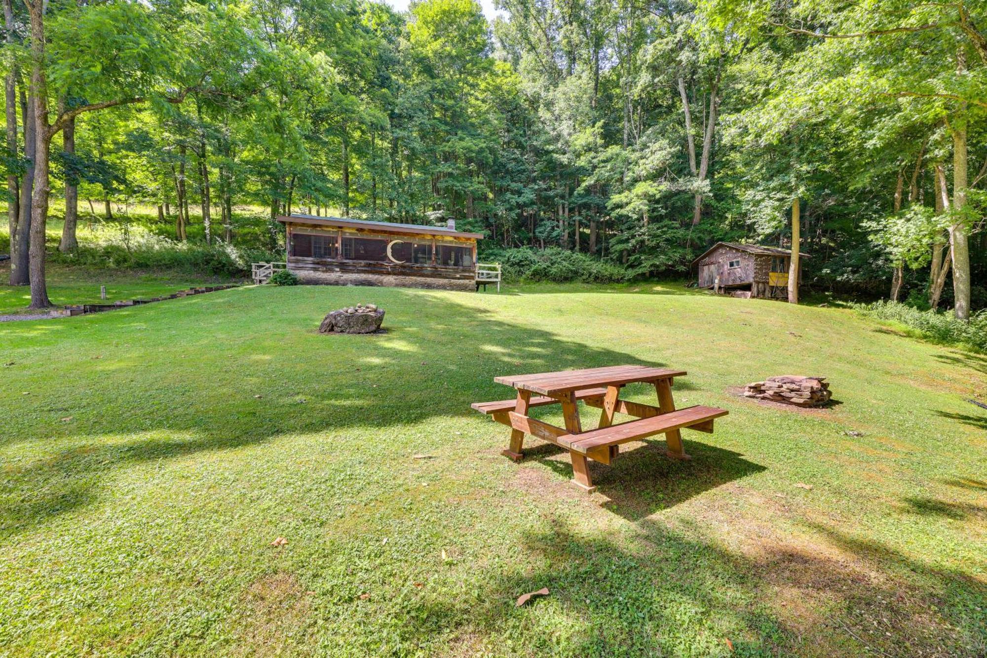 Charming Parsons Cabin With Grill On The Cheat River Exterior foto
